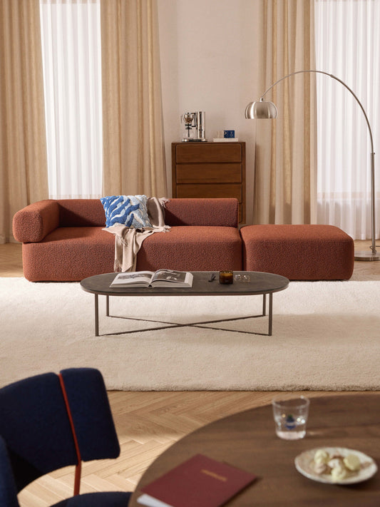 Antonzo Modular Bouclé Ottoman