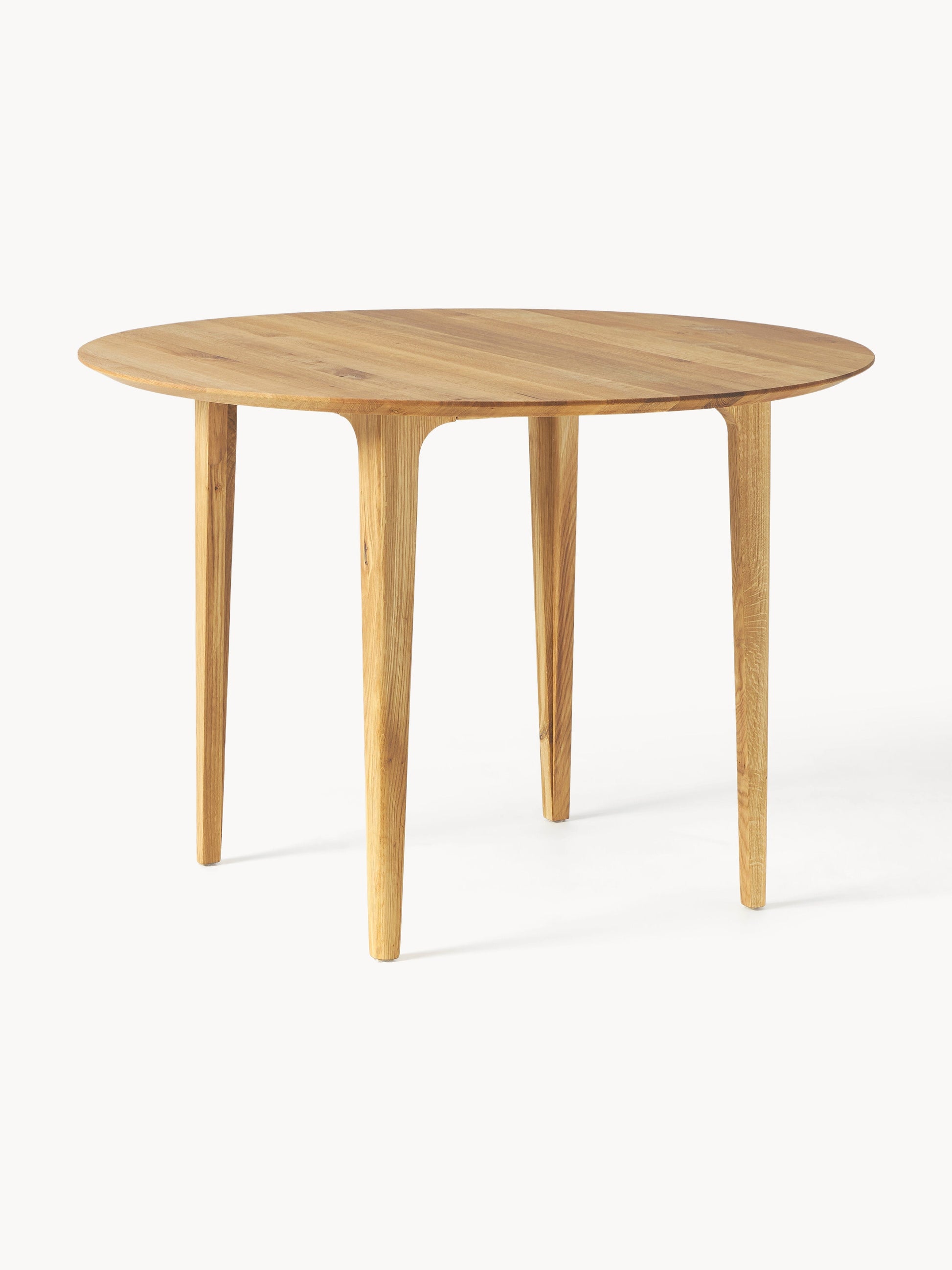 Archito Round Dining Table in Oak, Ø 110 cm