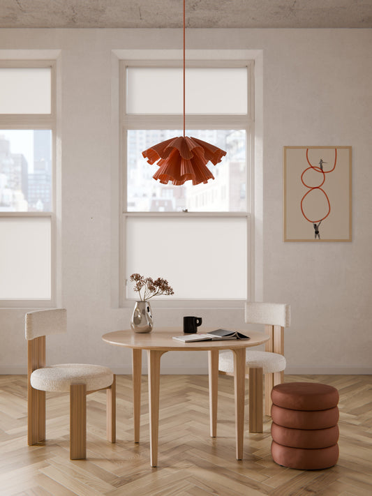 Archito Round Dining Table in Oak, Ø 110 cm