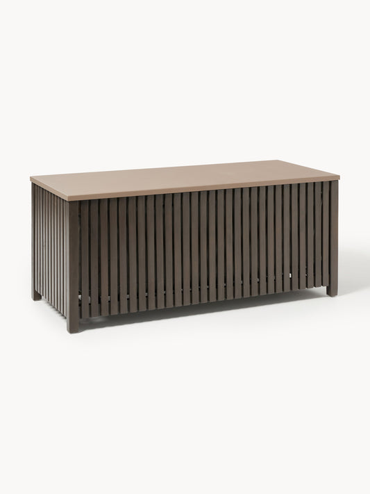 Arkella Acacia Wood Garden Storage Box with Insert, W 129 cm