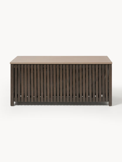 Arkella Acacia Wood Garden Storage Box with Insert, W 129 cm