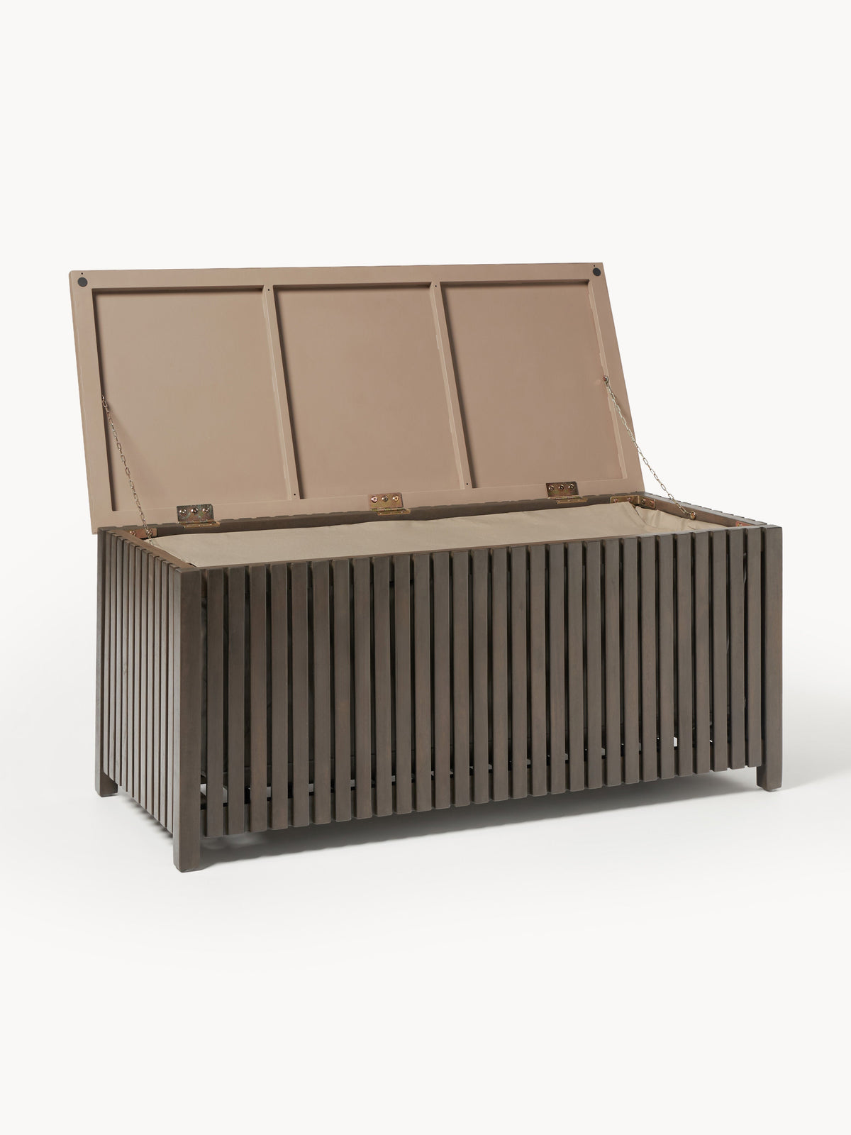 Arkella Acacia Wood Garden Storage Box with Insert, W 129 cm