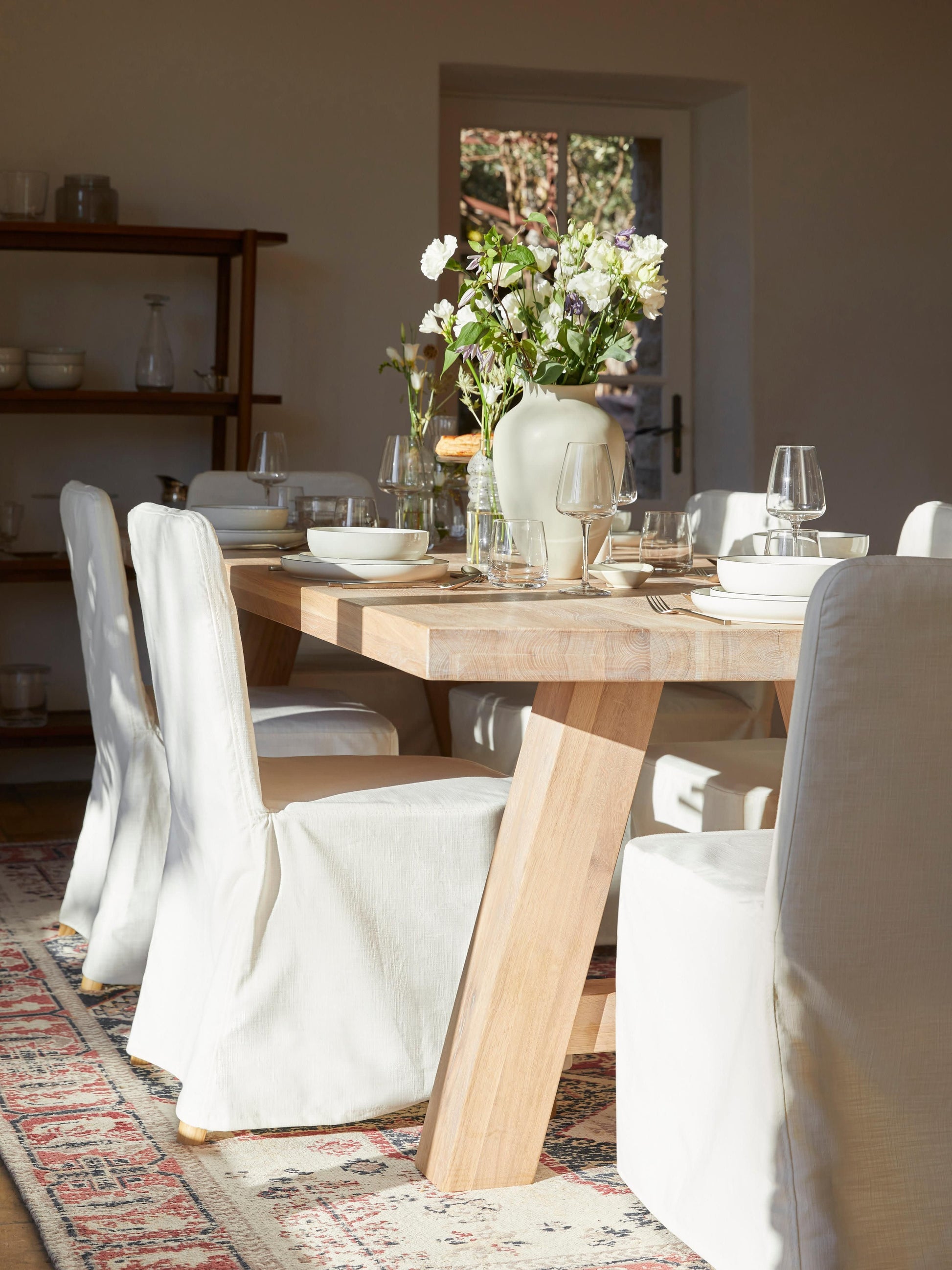 Ashtino Dining Table in Oak, in Various Sizes