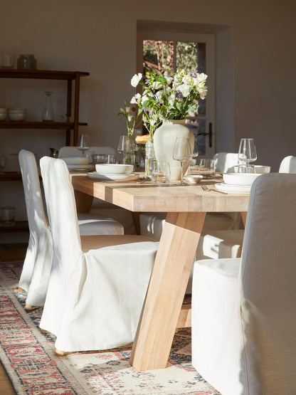 Ashtino Dining Table in Oak, in Various Sizes