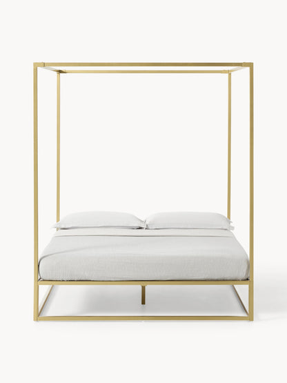 Bellara Four-Poster Bed in Metal