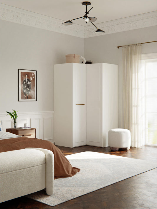 Charlette Modular Corner Wardrobe, 115 cm Wide