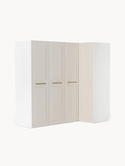 Charlette Modular Corner Wardrobe, 215 cm Wide, in Various Sizes