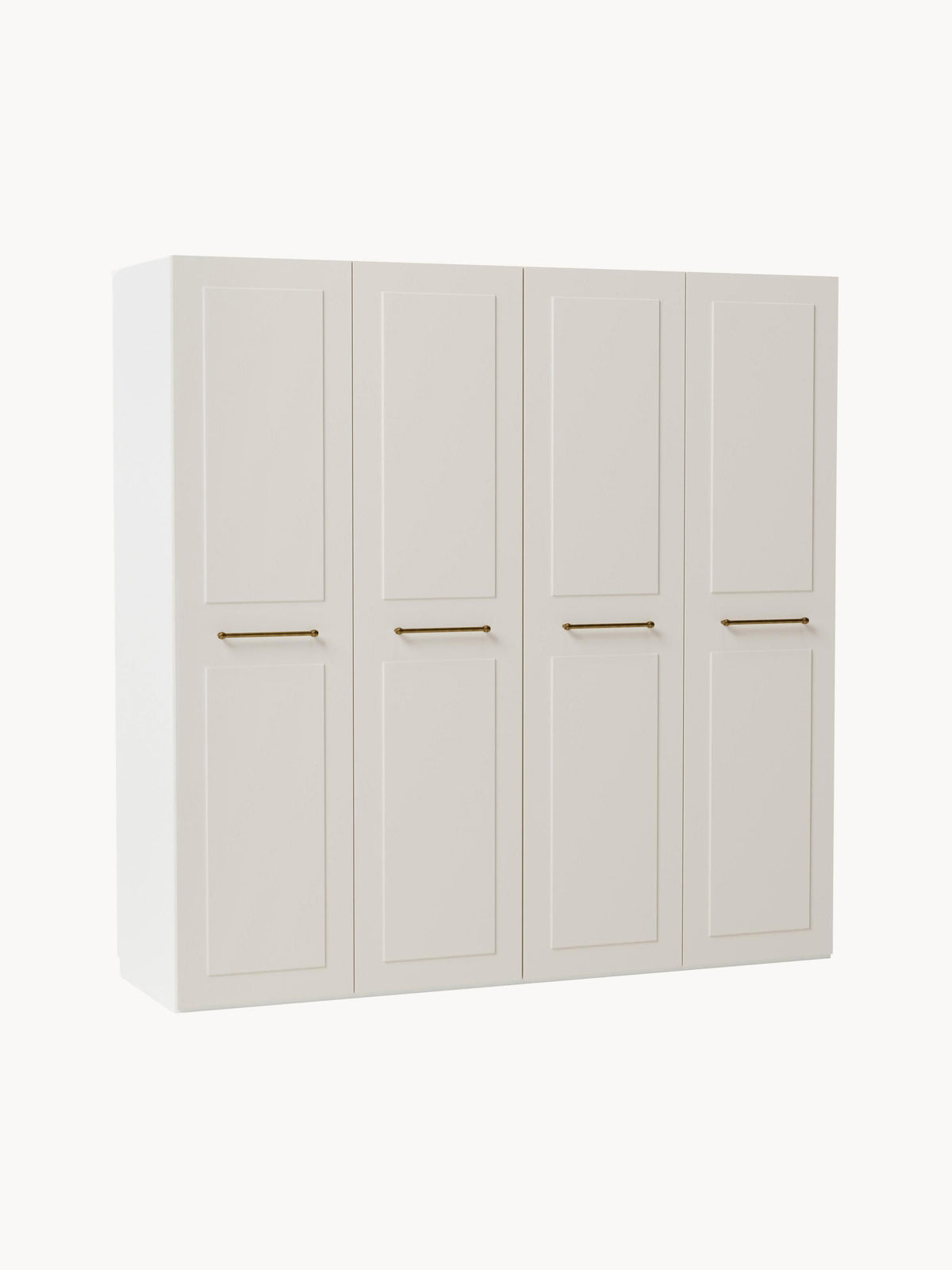 Charlette Modular Hinged-Door Wardrobe, 200 cm Wide, in Various Sizes