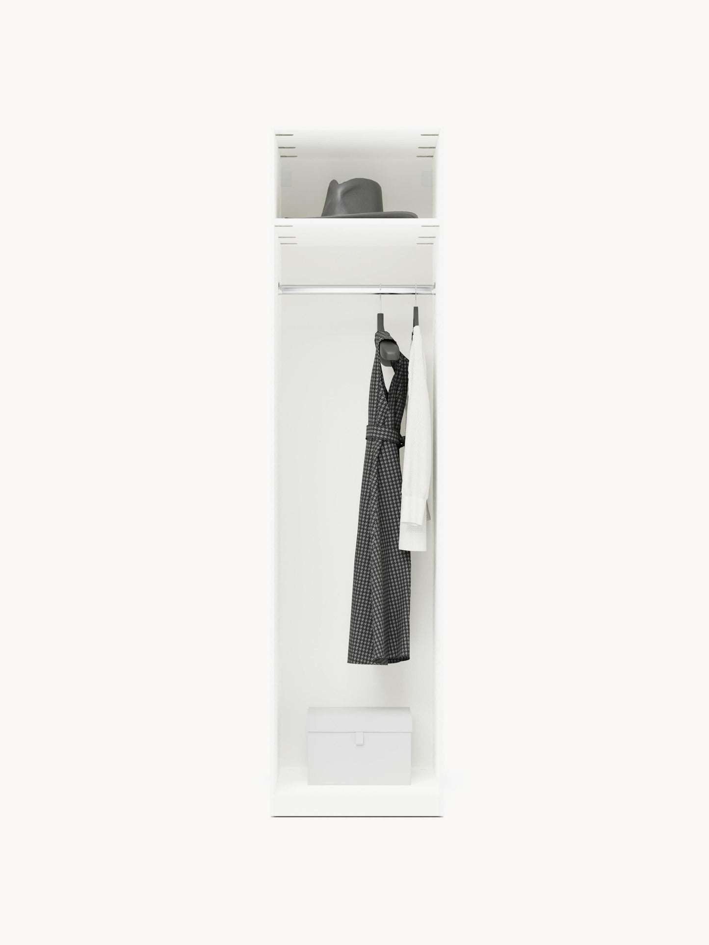Charlette Modular Hinged-Door Wardrobe, 50 cm Wide, in Various Sizes