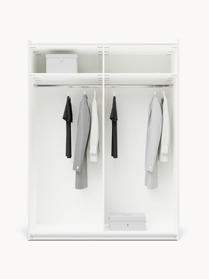 Charlette Modular Sliding-Door Wardrobe, 150 cm Wide, in Various Sizes