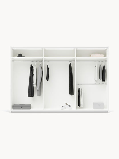 Charlette Modular Sliding-Door Wardrobe, 300 cm Wide, in Various Sizes