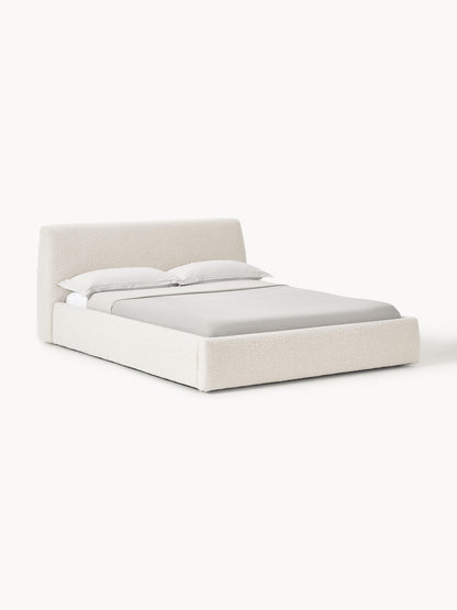 Clodina Upholstered Bouclé Bed