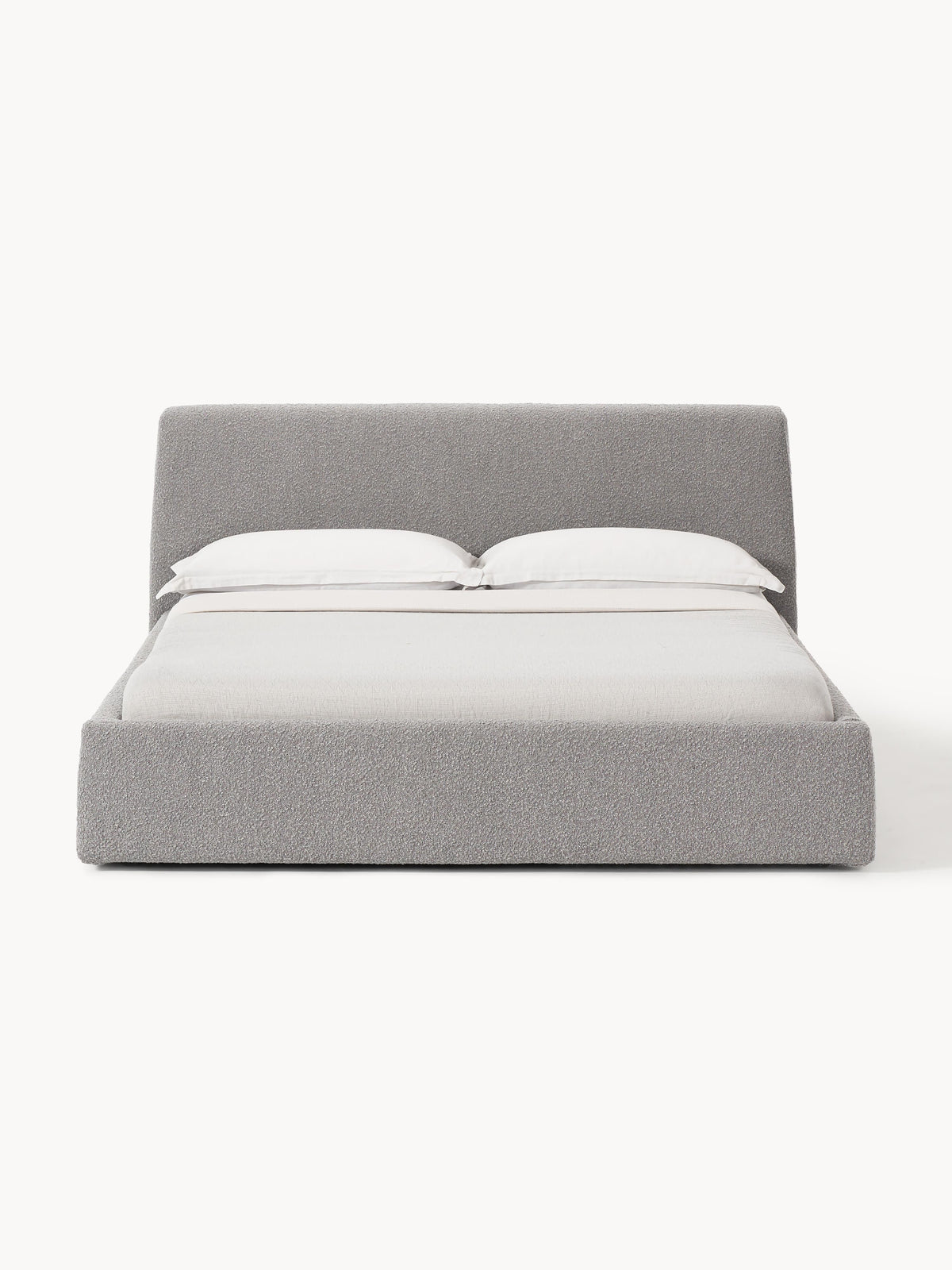 Clodina Upholstered Bouclé Bed