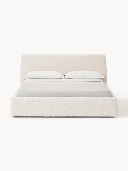 Clodina Upholstered Bouclé Bed