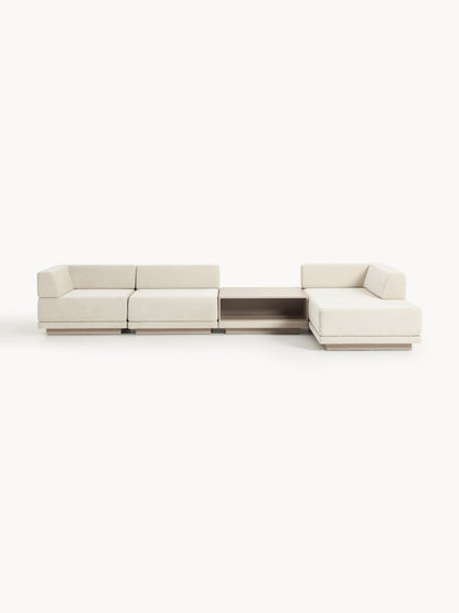 Colinno Modular Corner Sofa (4-Seater) with Coffee Table