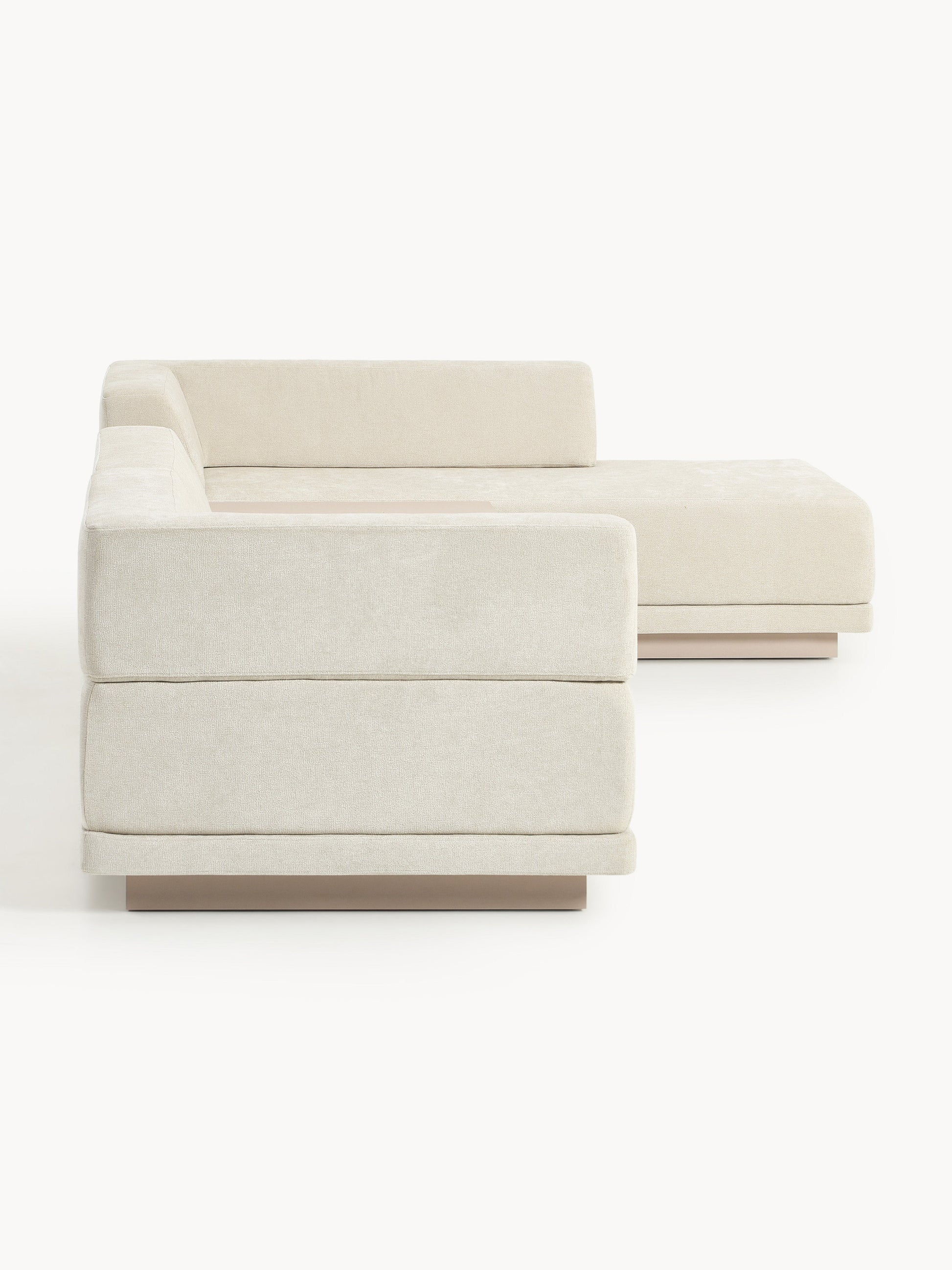 Colinno Modular Corner Sofa (4-Seater) with Coffee Table