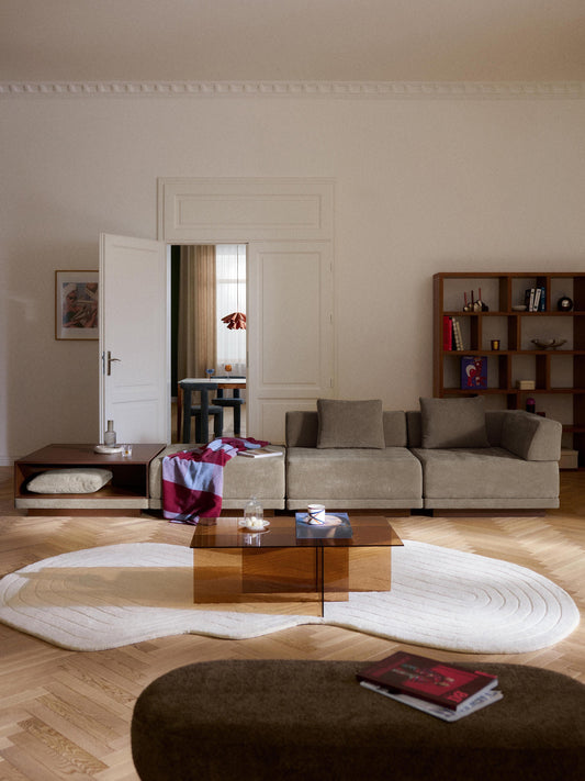 Colinno Modular Sofa (4-Seater) with Coffee Table & Ottoman