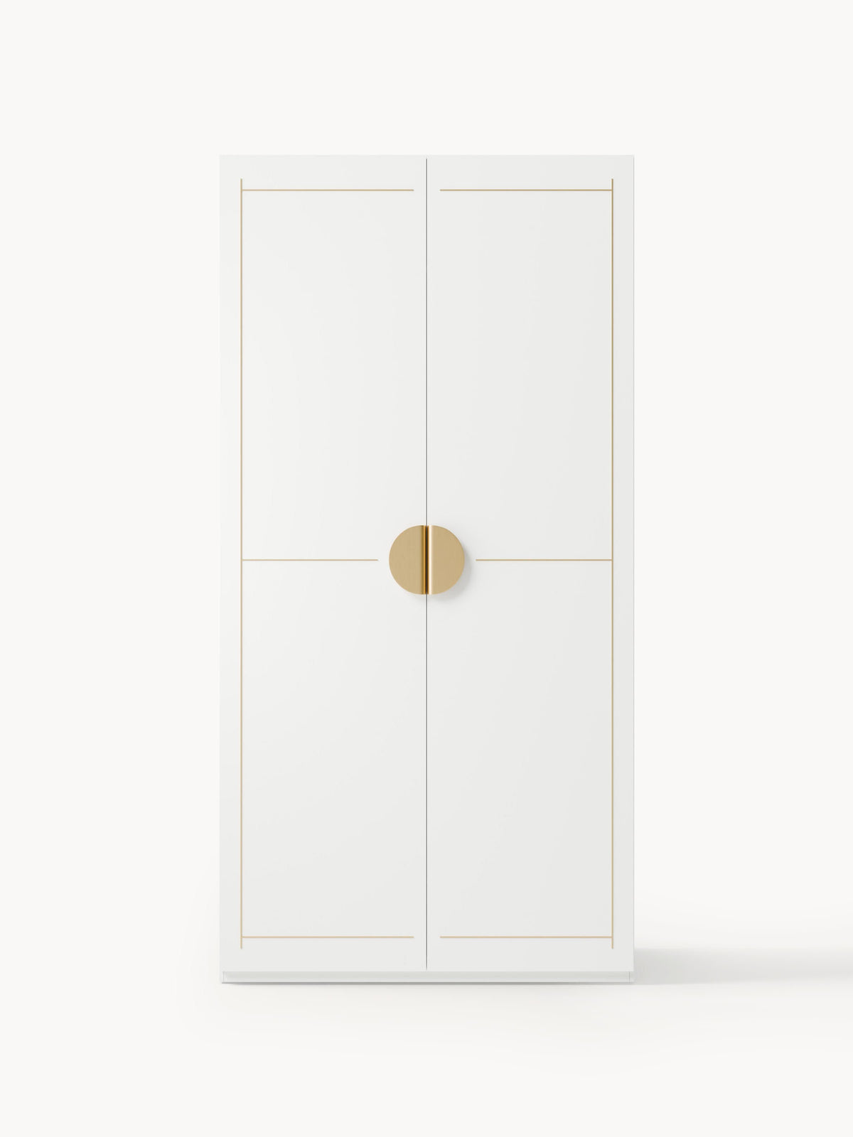 Denolla Modular Hinged-Door Wardrobe, 100 cm Wide, in Various Sizes