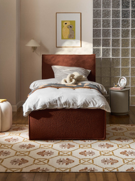 Drenna Bouclé Single Bed