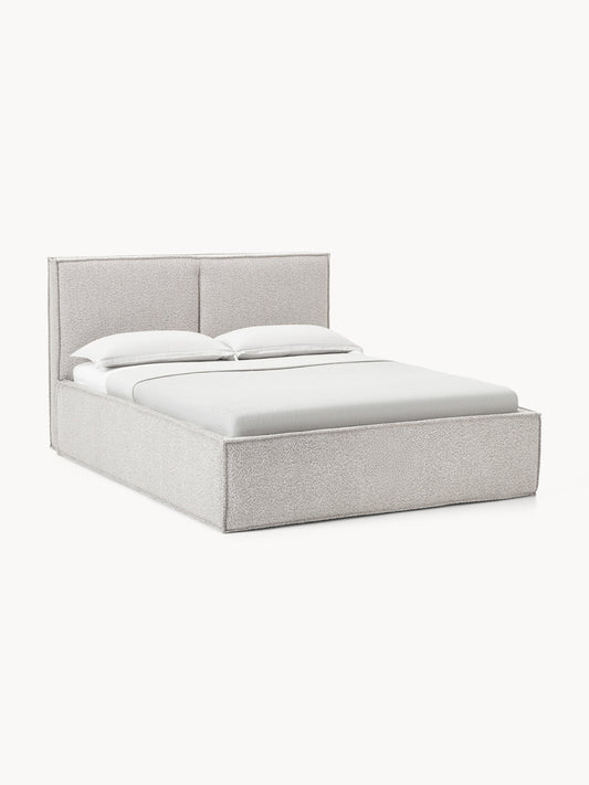 Drenna Bouclé Upholstered Bed