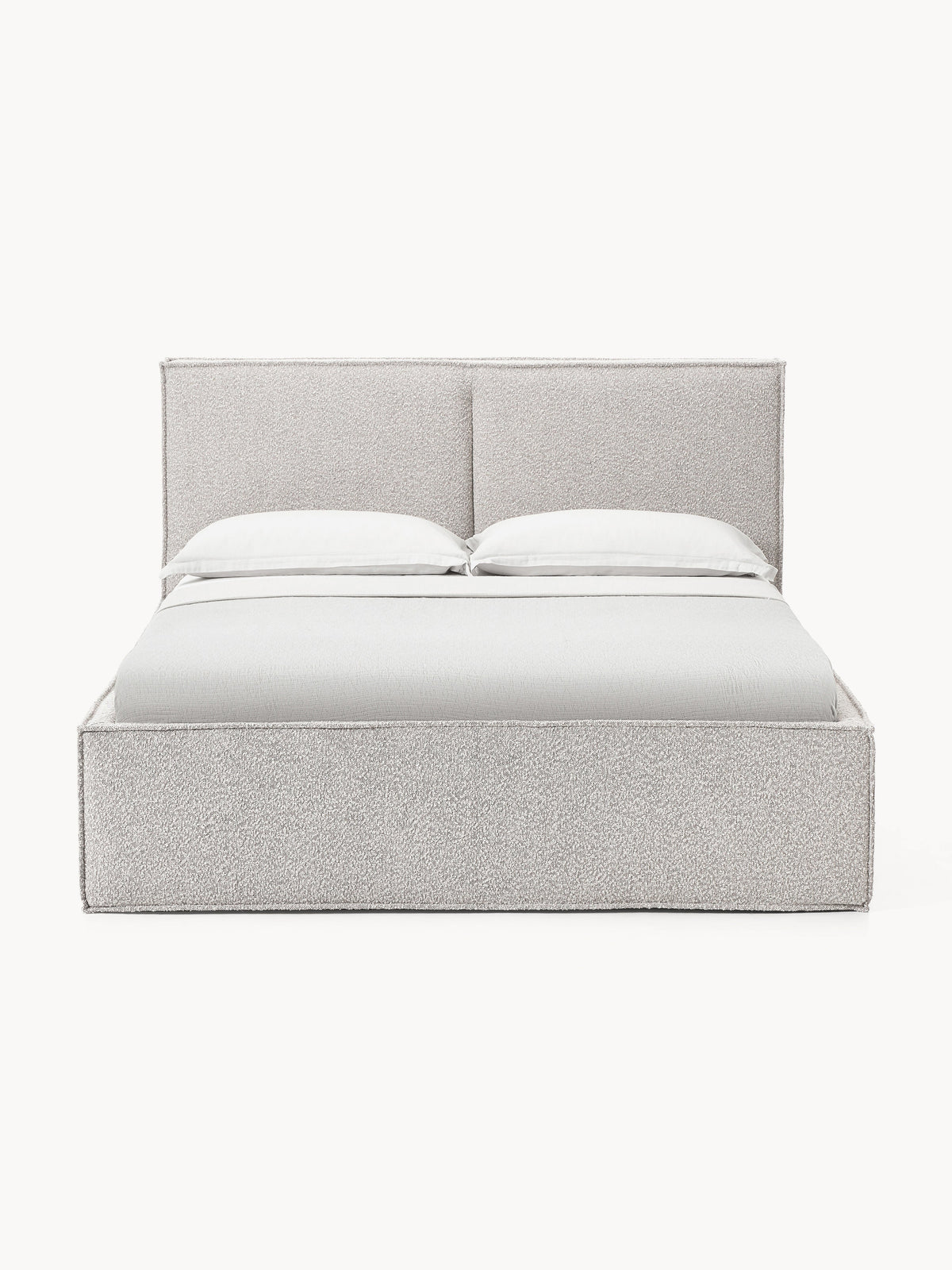 Drenna Bouclé Upholstered Bed