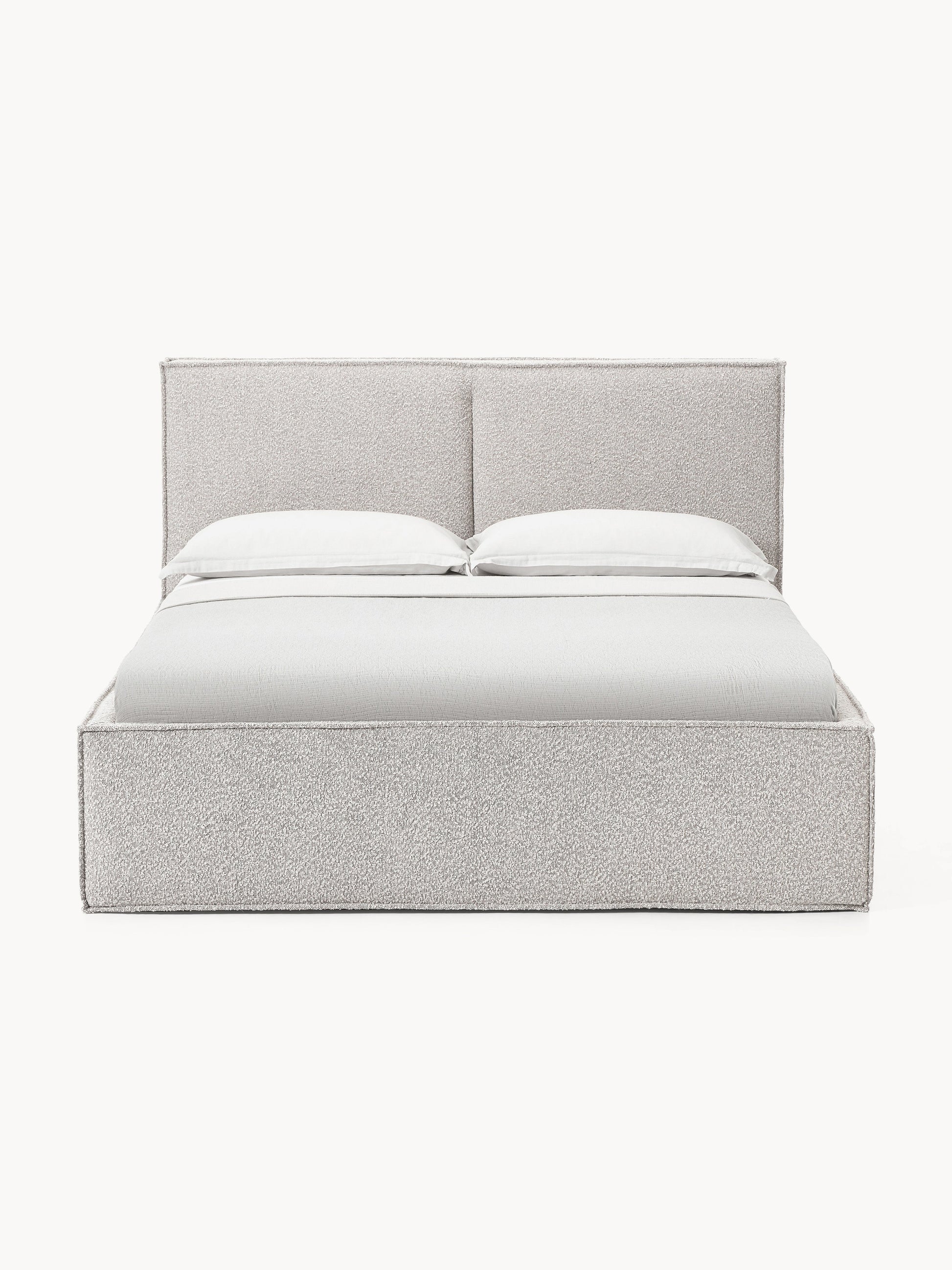 Drenna Bouclé Upholstered Bed