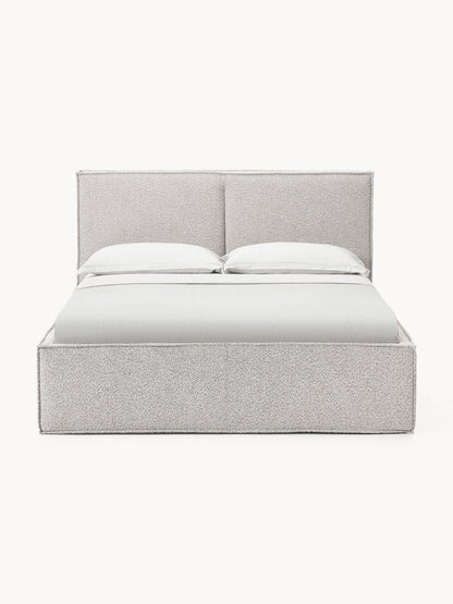 Drenna Bouclé Upholstered Bed
