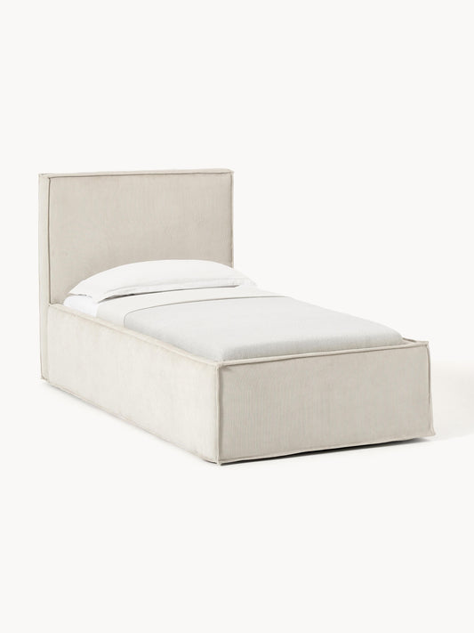 Drenna Corduroy Single Bed