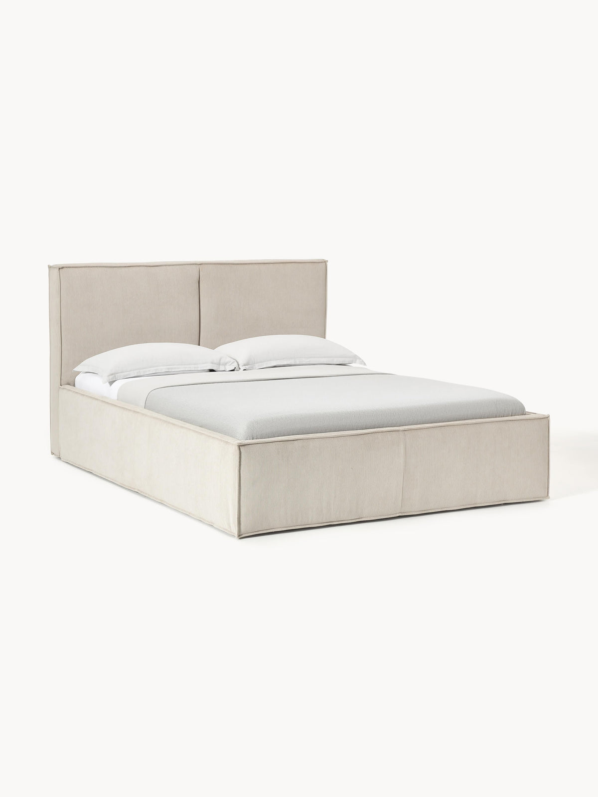 Drenna Corduroy Upholstered Bed