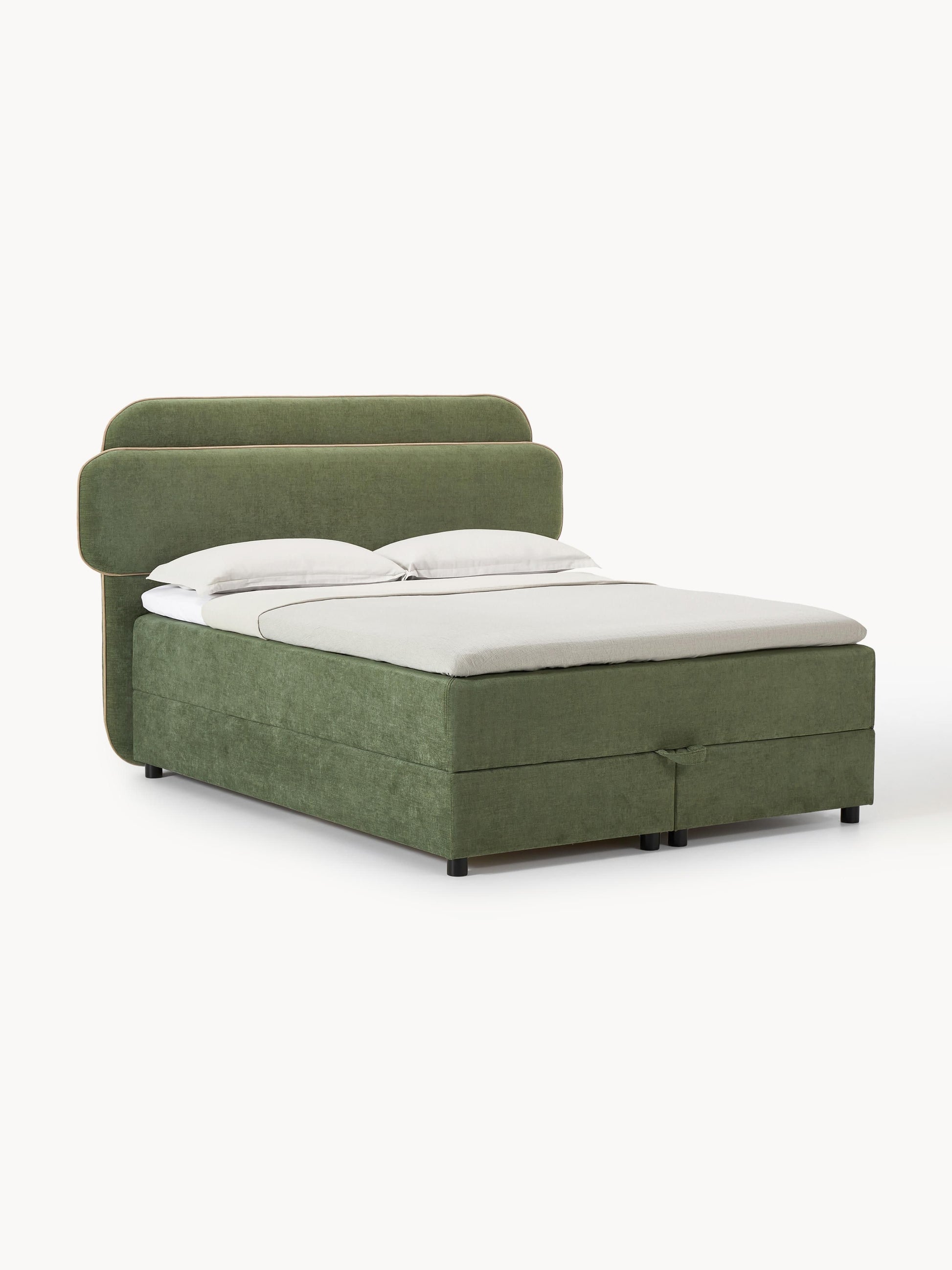 Enriella Box Spring Bed with Storage