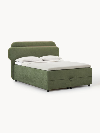 Enriella Box Spring Bed with Storage