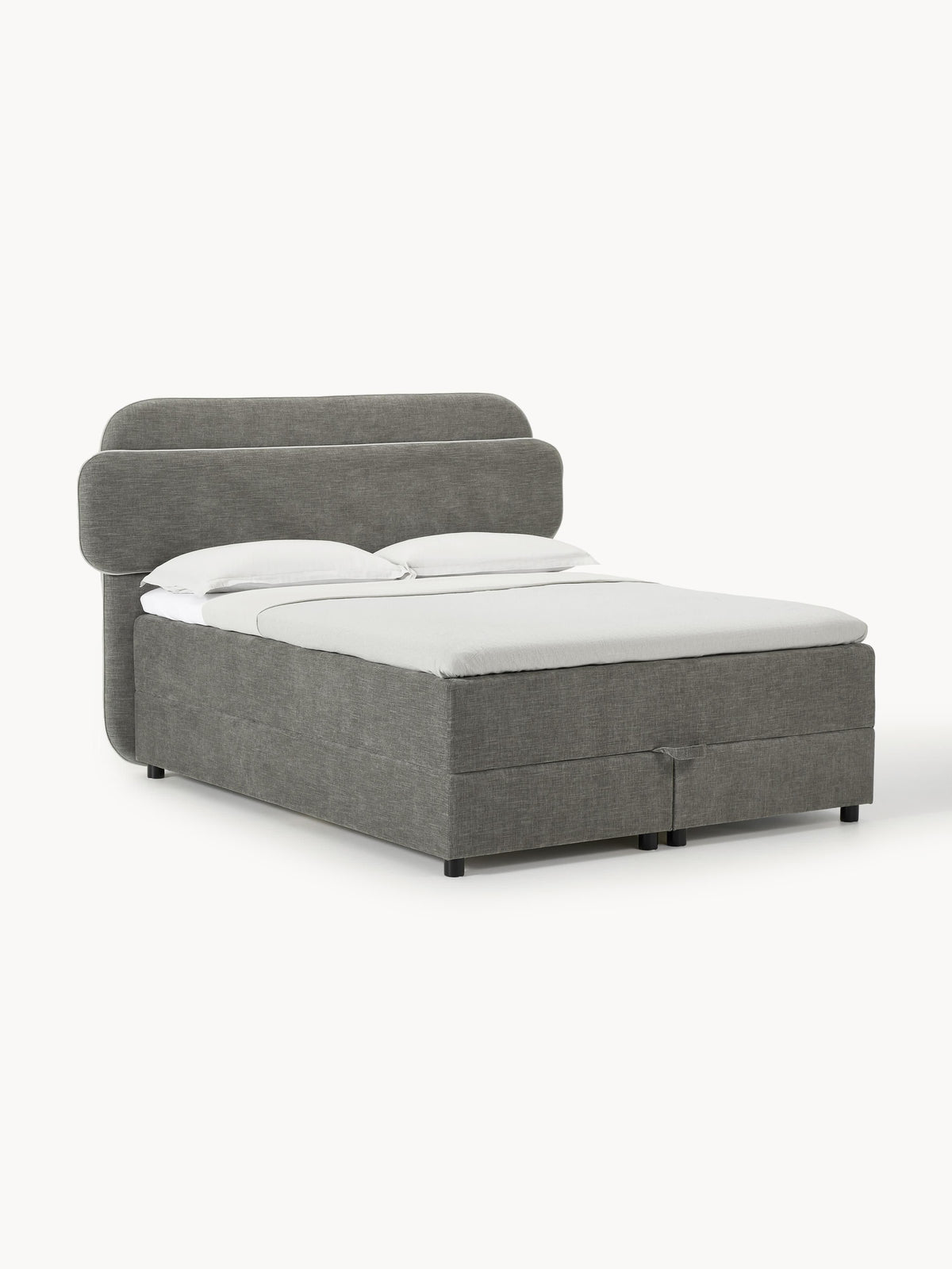 Enriella Box Spring Bed with Storage