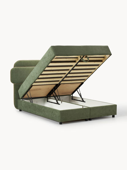 Enriella Box Spring Bed with Storage