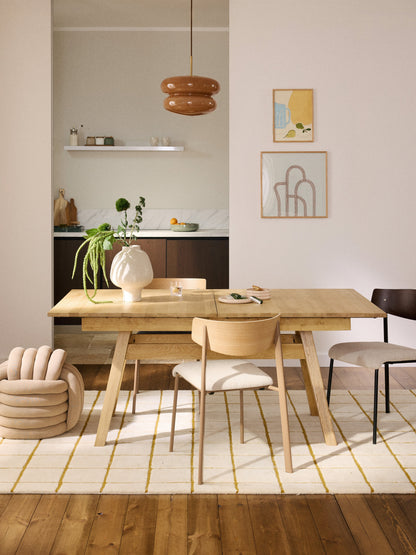 Ethendo Extendable Dining Table, 180 - 220 x 100 cm