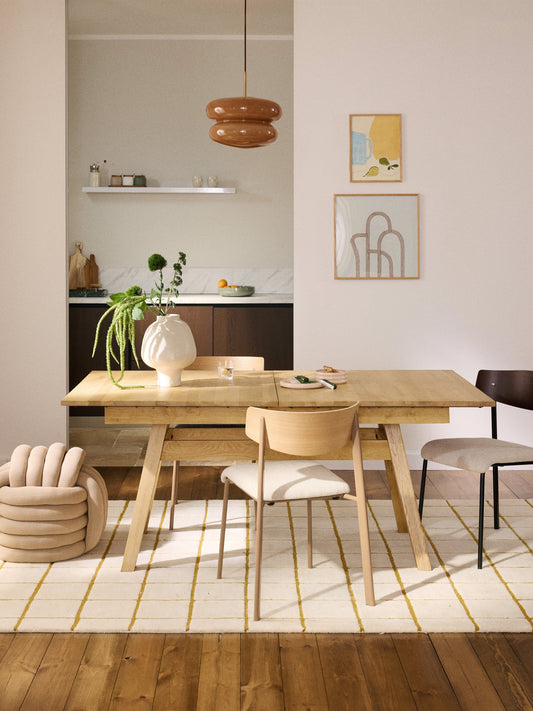 Ethendo Extendable Dining Table, 180 - 220 x 100 cm