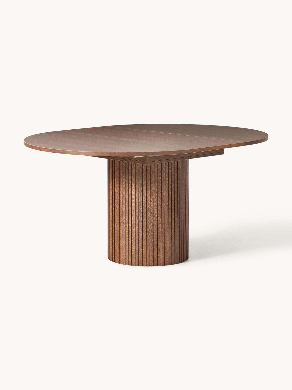 Filotto Extendable Dining Table with Grooved Texture, 120 - 160 x 75 cm