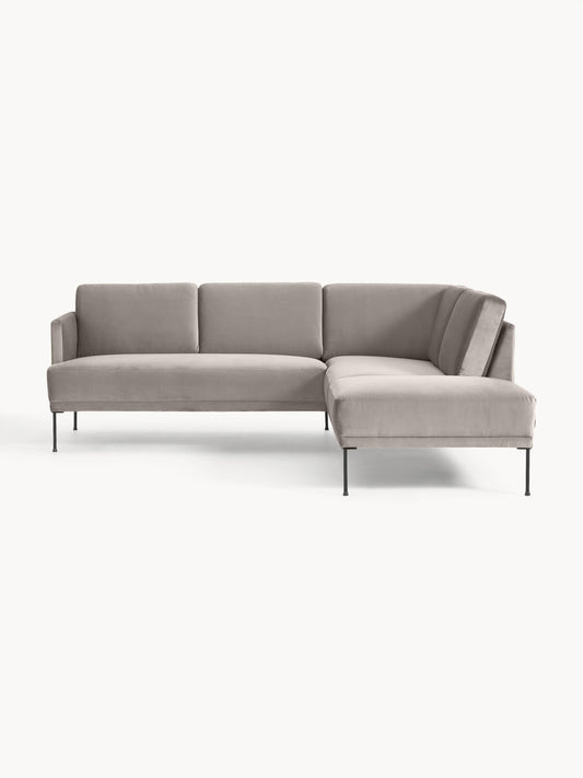 Fluvella Corner Sofa in Velvet