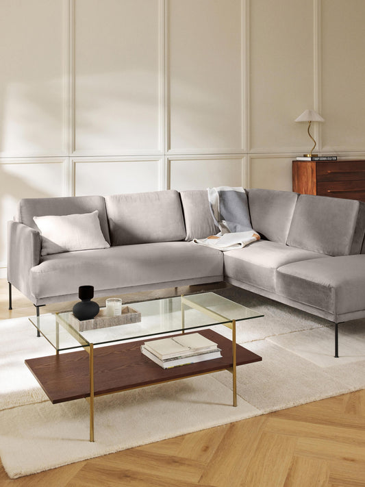Fluvella Corner Sofa in Velvet
