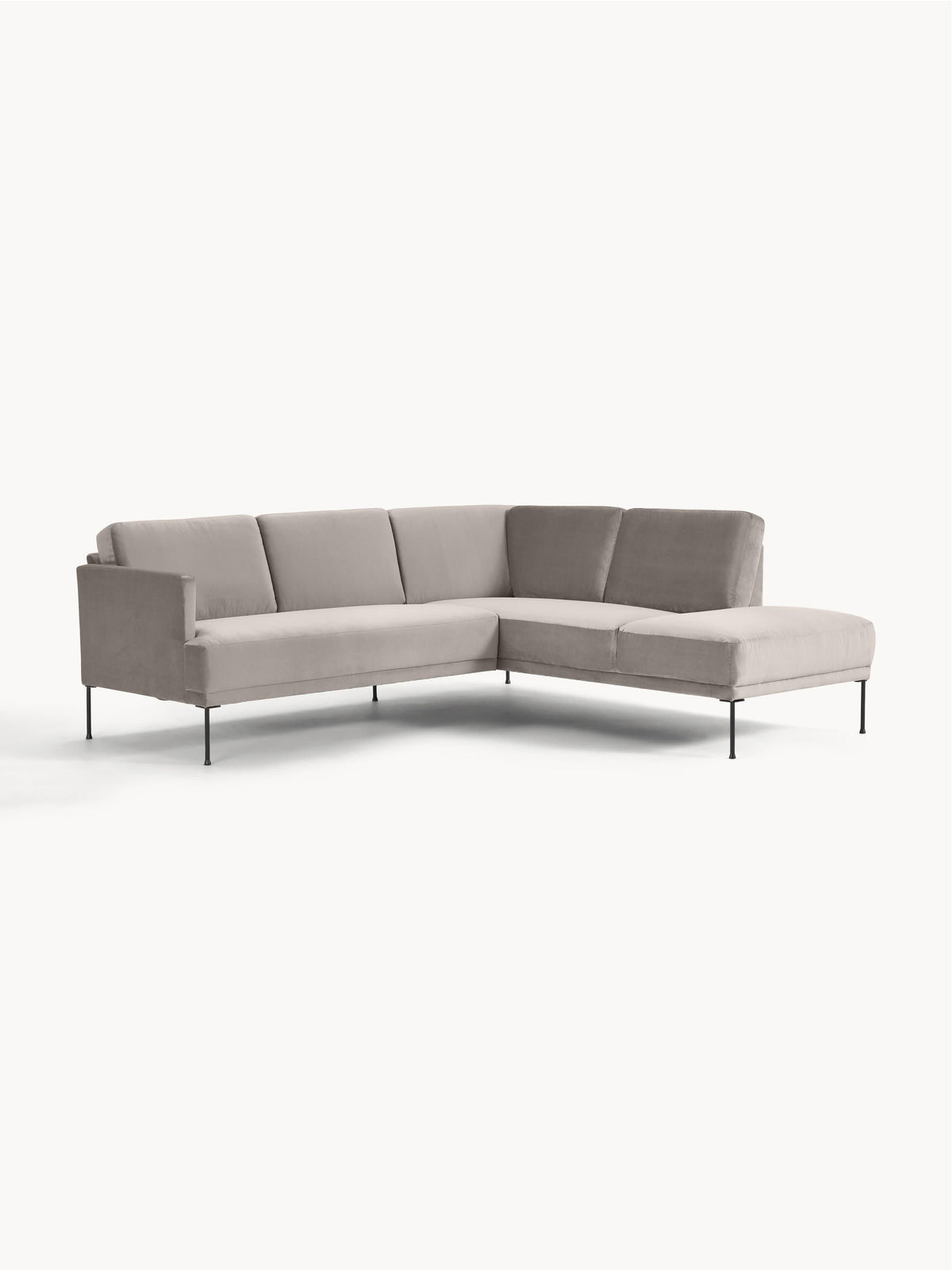 Fluvella Corner Sofa in Velvet
