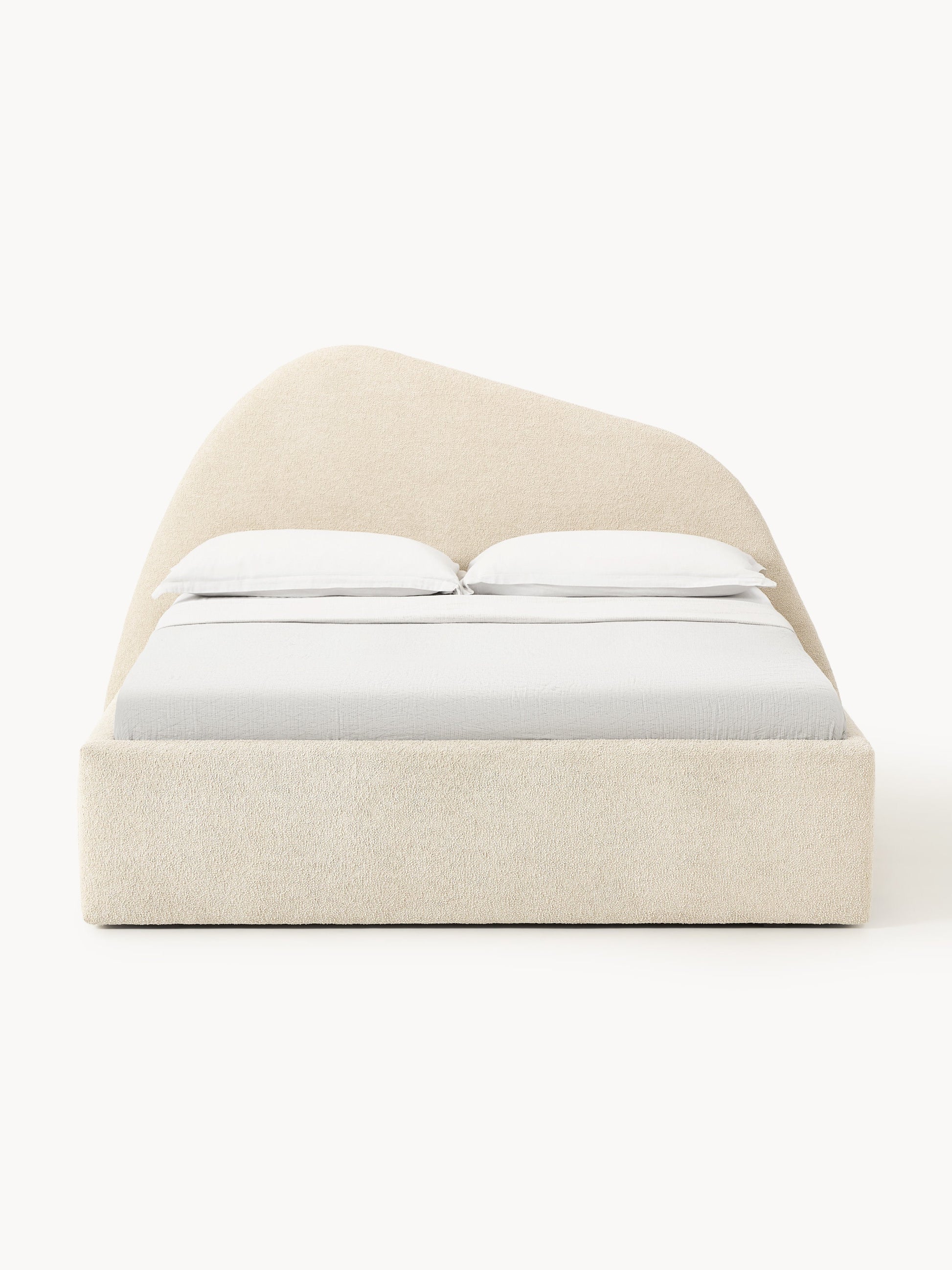 Garrow Upholstered Bouclé Bed