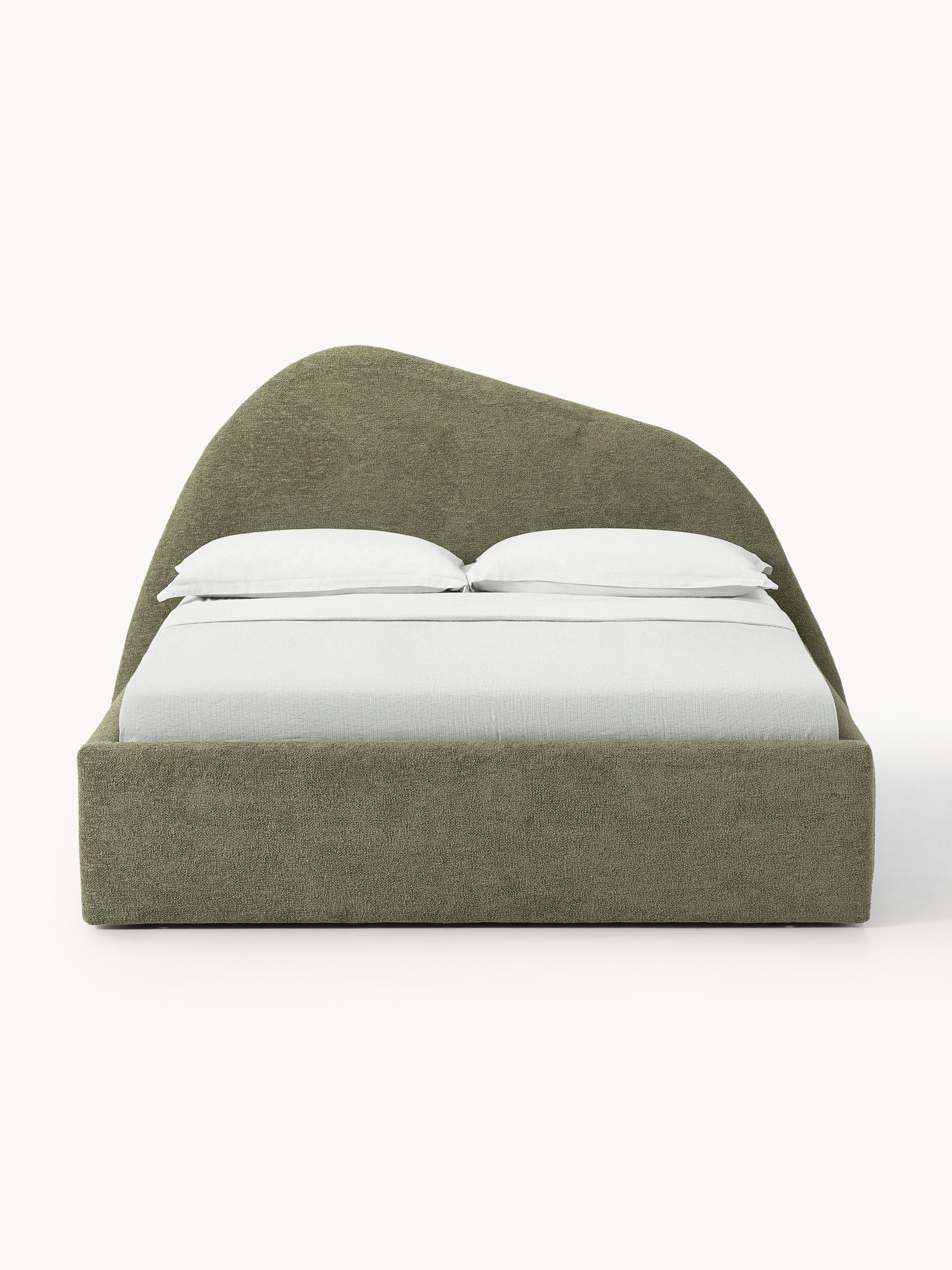 Garrow Upholstered Bouclé Bed