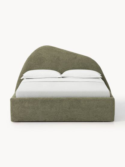 Garrow Upholstered Bouclé Bed