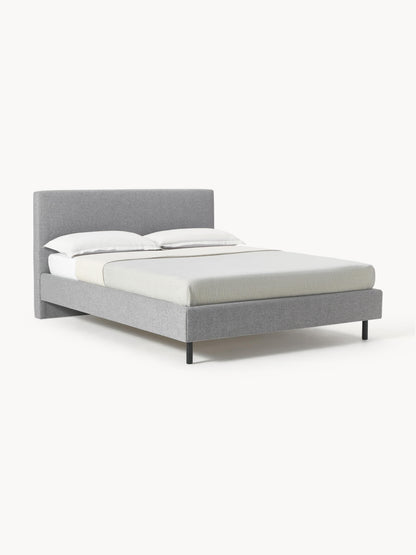 Giulanna Upholstered Bed with Wooden Feet