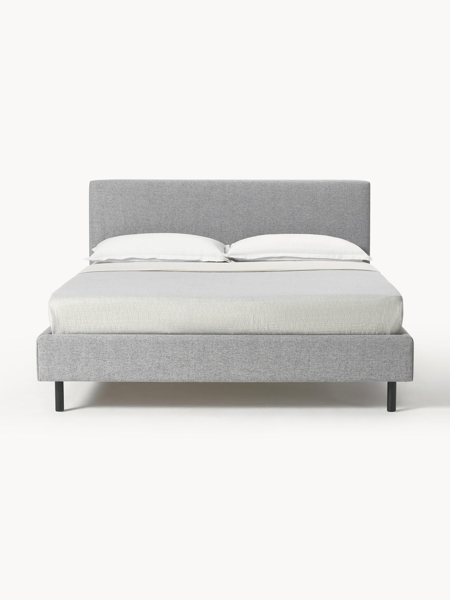 Giulanna Upholstered Bed with Wooden Feet