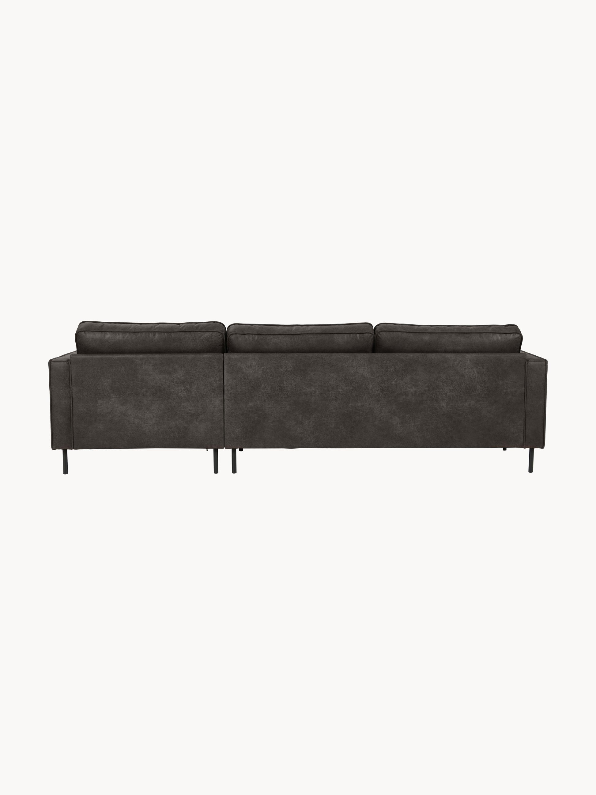 Huntessa Leather Corner Sofa (3-Seater)