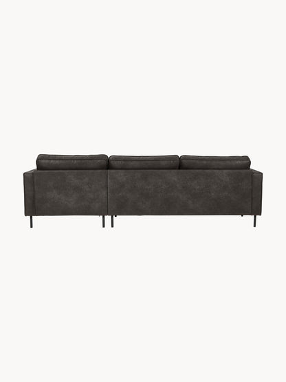 Huntessa Leather Corner Sofa (3-Seater)