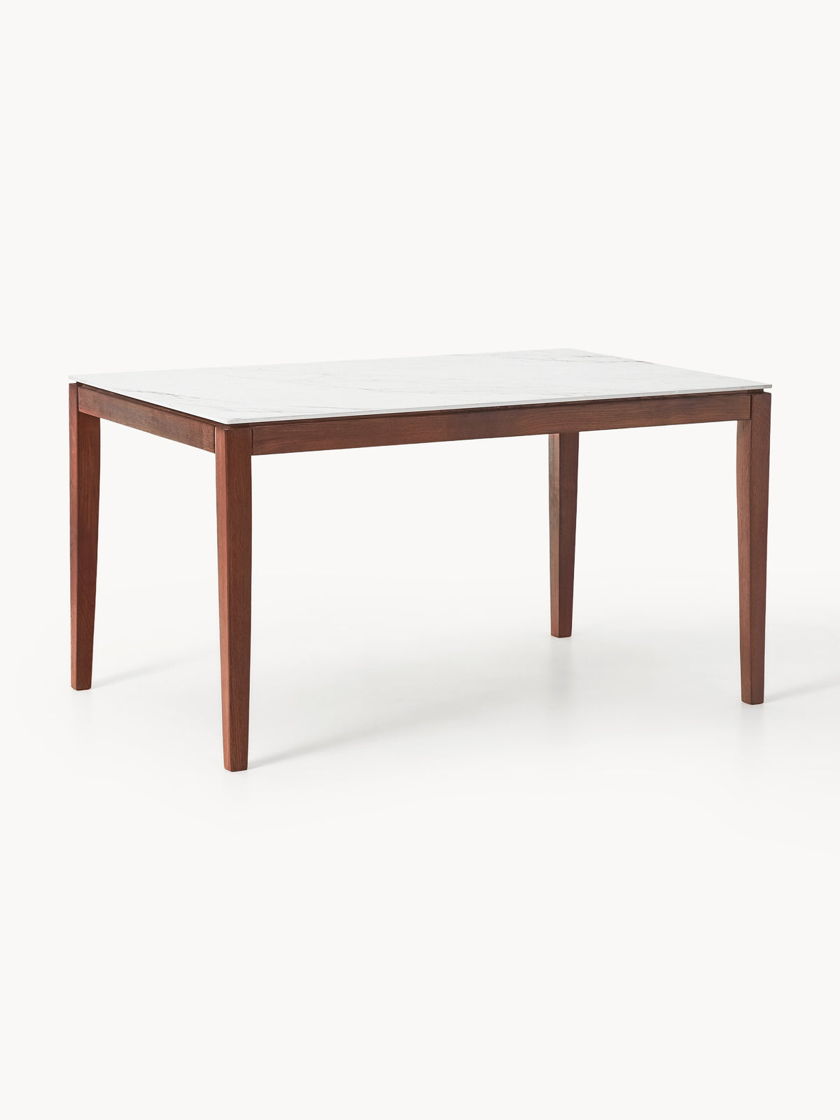 Jacksino Dining Table with Marble-Look Tabletop, in Various Sizes