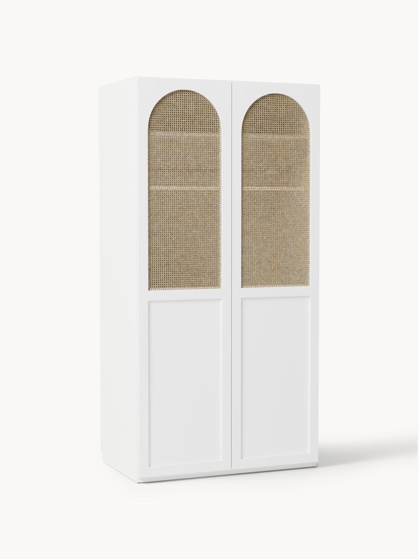 Jeanette Modular Hinged-Door Wardrobe, 100 cm Wide, in Various Sizes
