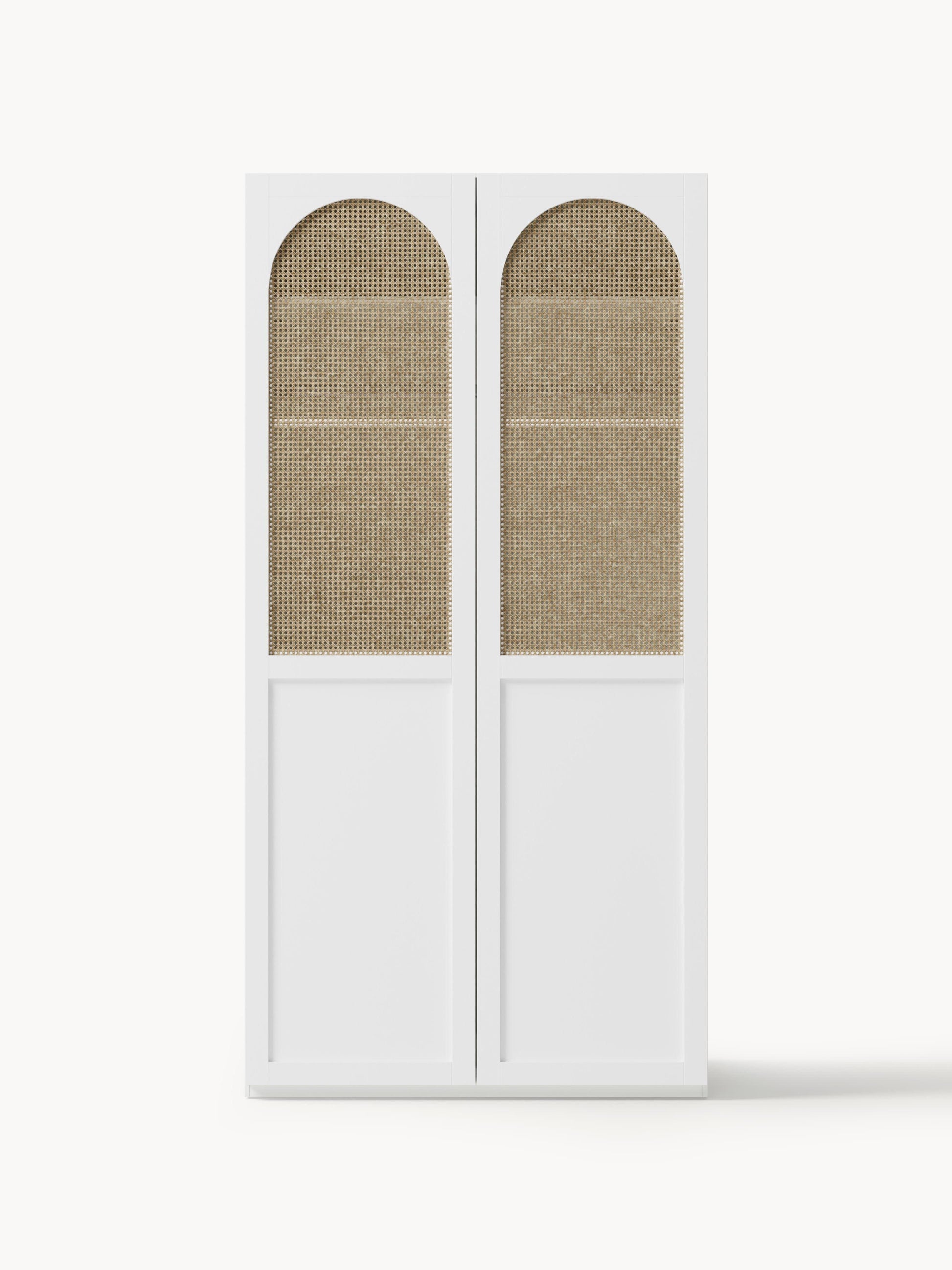 Jeanette Modular Hinged-Door Wardrobe, 100 cm Wide, in Various Sizes