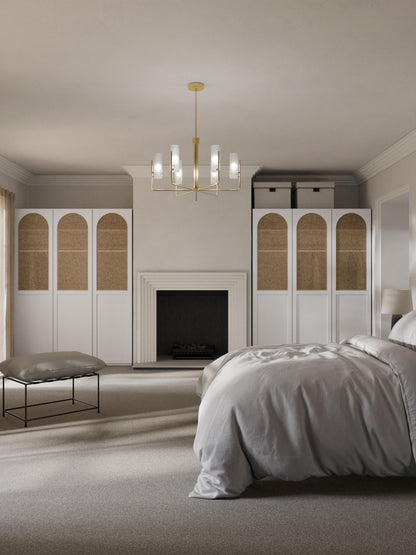 Jeanette Modular Hinged-Door Wardrobe, 50 cm Wide, in Various Sizes